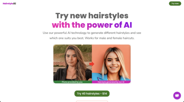 HairstyleAI.com – Hairstyle by AI