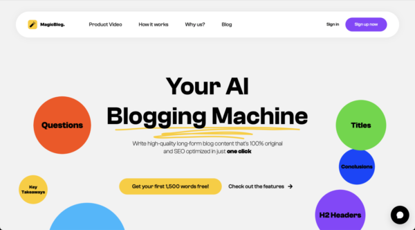 magicblog.ai - AI powered blogging machine